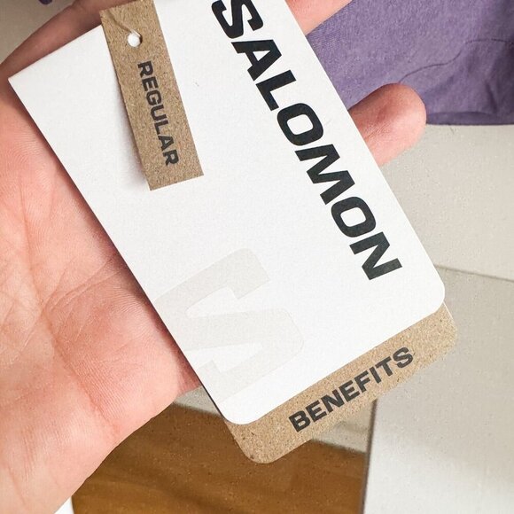 Salomon Stance Cargo Jacket Lavender Purple XL - Picture 7 of 9